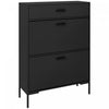 HOMCOM Shoe Storage Cabinet Modern Shoe Storage Organizer with Flip Doors