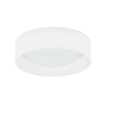 Dainolite Cfled Flush Mount 11" Ivory Shade Lamp|Plafonnier affleuré Cfled de Dainolite de 11 po avec abat-jour ivoire