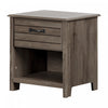 Ulysses 1-Drawer Nightstand - End Table with Storage Fall Oak - South Shore