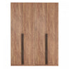 Lee Modern 32\" Wardrobe Closet in Golden Brown - Set of 2 Armoire