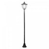 Outsunny 70\" Solar Torch Lights Outdoor Garden Lighting 6 LED Water-resist Auto On/off 6 Hours (black)