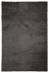 Argo Plush & Shags Charcoal Washable Rug 6'7\" x 9'0\" Indoor Area Rug
