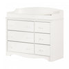 Angel Changing Table With Removable Rim - Pure White