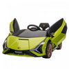 Aosom Compatible 12v Battery Powered Ride-On Kids Electric Ride On Car Toy With Parental Remote Control Music Lights Mp3 Green