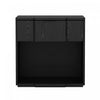 Clive Mid-Century Modern 22\" Nightstand in Black (1-Drawer)