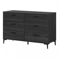 Musano 6-drawer Dresser With Metal Legs - Gray Oak