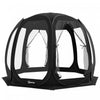 Outsunny 11' X 11.5' Screen Tent, Pop Up Gazebo With 2 Doors, Black
