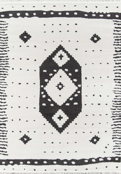 Lyra Contemporary 7'6" x 9'6" Area Rug in Ivory Indoor Area Rug | Tapis Contemporain Lyra 7'6" x 9'6" en Ivoire