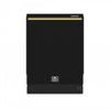 Forno Stella 24 in. Built-in Tall Tub Fingerprint-Resistant Black Dishwasher 44 dBA - FDWBI8010-24BLK