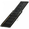 Pawhut Folding Dog Ramp, 65 Inches Portable Pet Ramp With Carry Handle, Non-slip Rubber Ramp For Cars Trucks And Suvs, Black