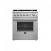 Forno Giovanni 30-inch Gas Range Stainless Steel, 4.32 cu.ft, -FFSGS6274-30