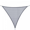 Outsunny Triangle 12' Canopy Sun Sail Shade Garden Cover Uv Protector Outdoor Patio Lawn Shelter With Carrying Bag, Grey