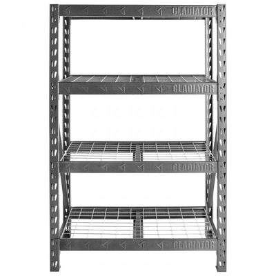 Gladiator 48" (121.9 Cm) Welded Rack - Hammered Granite|Étagère soudée de 48 po (121,9 cm) de Gladiator - granite martelé