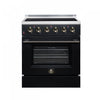 Forno Galiano 30 Inch Freestanding Electric range, 4 radiant burners, 4.32 cu.ft, Black - FFSEL6083-30BLK Electric Range