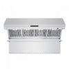 Forno Savona 60-Inch Wall Mount Range Hood, Baffle Filters & Backsplash Stainless steel-FRHWM5029-60