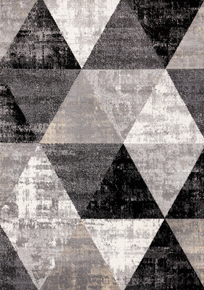 Covington Distressed Triangles Area Rug - 6'7" x 9'10"|Carpette Covington à motifs de triangles vieillis - 6 pi 7 po x 9 pi 10 po
