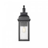 Madrid 1 Light Outdoor Wall Sconce 17.5\", Black