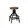 Hawkford Brown Adjustable Height Backless Barstool - Set of 2