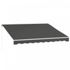 Outsunny 12' X 10' Electric Retractable Awning W/ Remote Controller, Grey