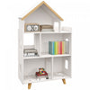 Qaba Toy Storage Organizer For Kids, 3-tier Kids Toy Storage For Organizing Books, Toys, Toy Organizer For Playroom, Kids Room, Nursery, Kindergarten, White