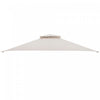 10' X 12' Patio Gazebo Replacement Top Cover 2-tier Canopy Cpai-84 Outdoor Beige