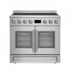 Forno Torino 36\" French Door Induction Range, Stainless Steel - FFSIN0950-36