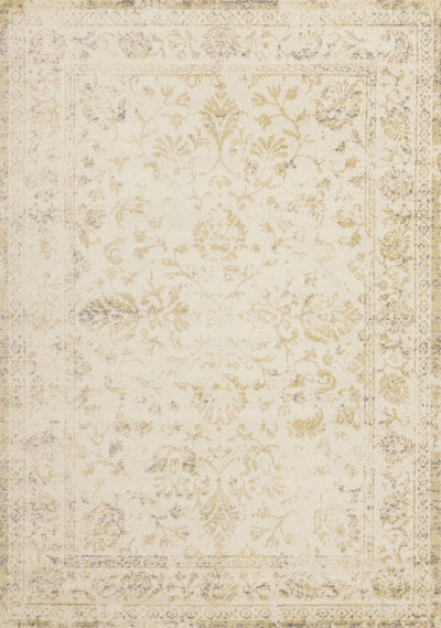 Ellis Subtle Traditional Elegant Beige Cream Area Rug - 5'3" x 7'7"|Carpette discrète, traditionnelle et élégante Ellis beige et crème - 5 pi 3 po x 7 pi 7 po