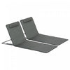 Outsunny Set Of 2 Beach Lounge Chair Beach Mat With Adjustable Back Pillow