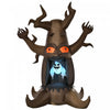 Homcom 8ft Ghost Blow Up From Dead Tree Inflatable Halloween Decoration