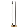 Dainolite Freya 1 Light LED Table Lamp Matte Black/Aged Brass White Acrylic
