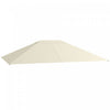 Outsunny 10' x 13' Gazebo Canopy Replacement Gazebo Roof Cover, Cream White