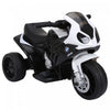 Aosom Kids Motorcycle, 6v Battery Powered Ride-On Toddler Motorcycle With Headlight, Music, 3 Wheels Electric Motorcycle For Kids, Licensed Bmw, Gift For Boys & Girls -black