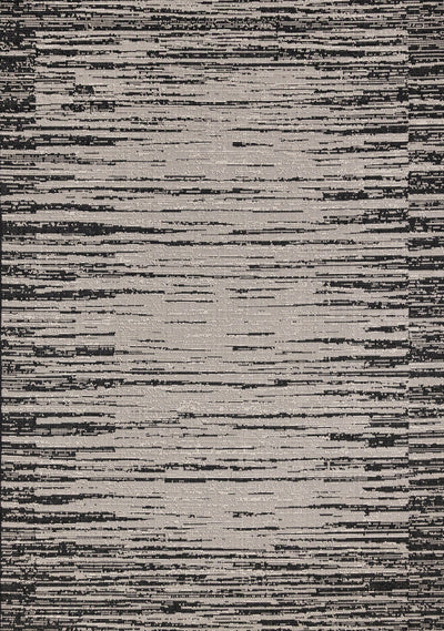 Jackson Black Grey Distressed Outdoor Rug, 5'3" x 7'7" Outdoor Area Rug | Tapis d'exterieur Jackson noir et gris vieilli, 5'3" x 7'7"