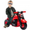 Qaba Baby Car, Push Car For 2-5 Years Old With Music And Bubble, Foot To Floor Sliding Ride On Car For Toddlers, Red