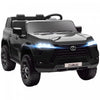 Qaba 2 Seater Electric Car For Kids, 12v 7ah Lexus Gx550 Licensed Battery Powered Ride On Car With Remote Control, 4 Wheel Suspension System, Usb, Led Light, 3 Speed, Black