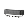 Umbra Estique Organizer Wall Hooks - Black and Walnut