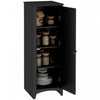 HOMCOM 4 Tier 48\" Kitchen Pantry Storage Cabinet with Adjustable Shelves