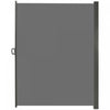 Outsunny 118\" X 79\" Retractable Side Awning Patio Outdoor Folding Privacy Screen With Resistance To Uv Rays & Wind, Light Grey