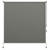 Outsunny Outdoor Roller Shade, 6' X 6' Patio Door Blinds, Dark Grey