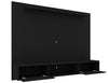 Manhattan Comfort Liberty 70.86\" Floating Wall Entertainment Center with Overhead Shelf - Black