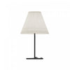 23\" Black Angular Base Table with Conical Shade