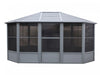 Gazebo Penguin Florence - Solarium 12x15 Metal Roof
