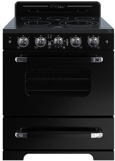 Classic Retro By Unique 30" Convection Electric Range - UGP-30CR EC B