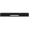 Nordika Slim 72\" Wall-Mounted TV Stand with 2 Storage Cabinets - Black
