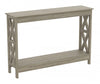 47” Console Table With 1 Shelf - Dark Taupe