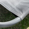 Utsunny Double Patio Lounger With Adjustable Canopy Grey