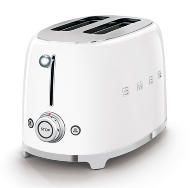 Smeg 2-Slice Traditional Toaster - TSF01WHUS|Grille-pain classique Smeg à 2 tranches - TSF01WHUS