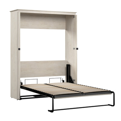 Bestar Key West 63 W Full Murphy Bed - Linen White Oak|Lit double escamotable Key West de Bestar de 63 po (L) - blanc chêne lin