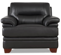 Hydeline Luxor Leather Chair - Black