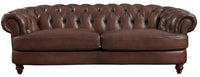 Hydeline Brixton Leather Sofa - Brown